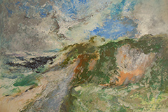 Bernd Bluhm: Küste bei Ahrenshoop, Acryl