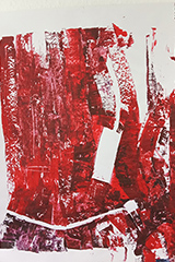 Bettina Kieslich: Strom 2025, Acryl mit Spachtel